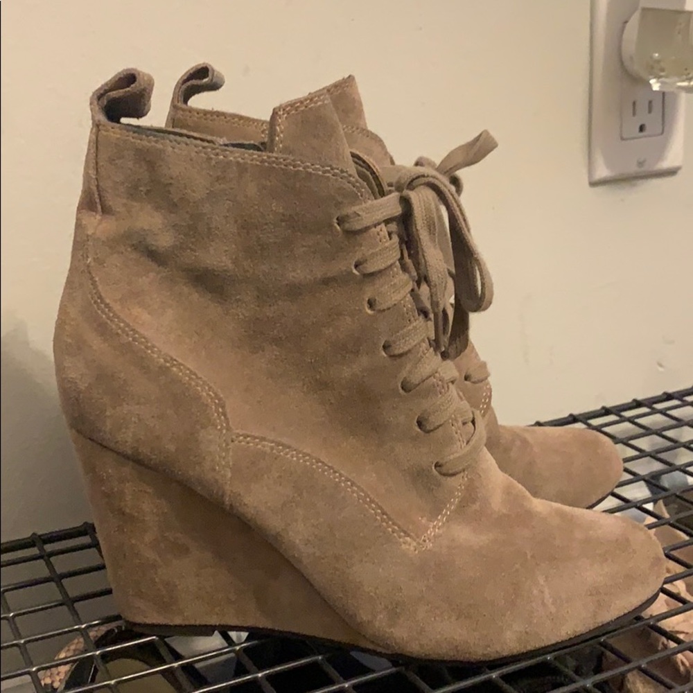 Dolce vita wedge boots used only 3 times